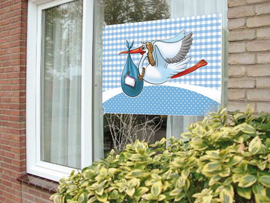 Raamvlag jongen