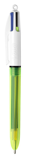 Bic balpen 4 kleuren fluo