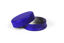 Blik rond blauw metaal