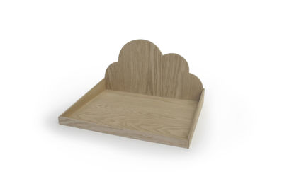 Dienblad wolk in naturel
