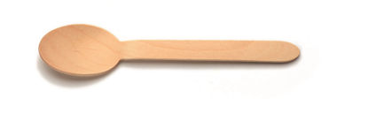 Lepel hout opdienen