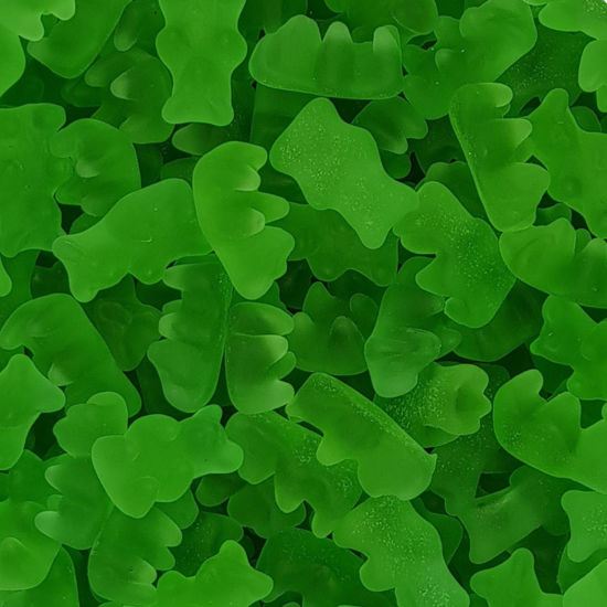 Joris snoep beertjes groen