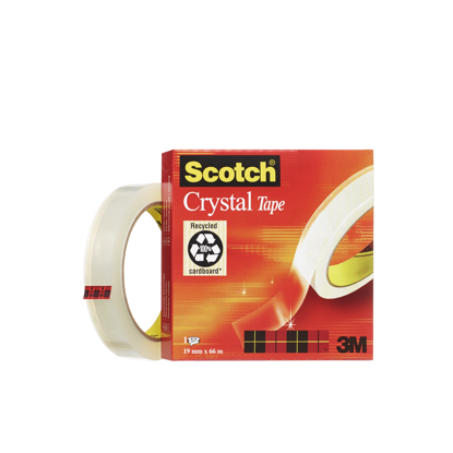 Plakband Scotch crystal 19mm x 66m