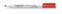 Witbordstift Staedtler lumocolor rood 1-2mm