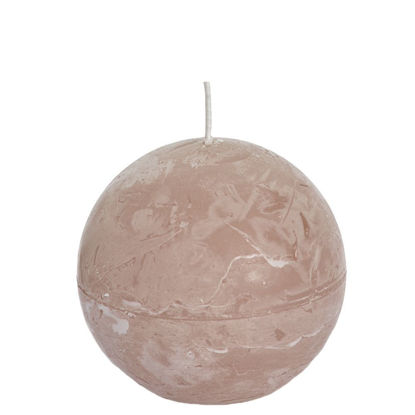 Rustieke bolkaars beige