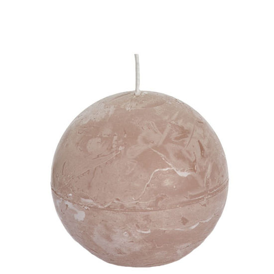 Rustieke bolkaars beige