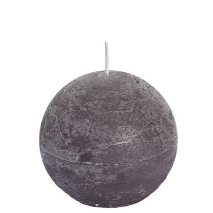 Rustieke bolkaars taupe