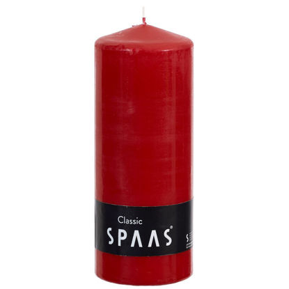 Cilinderkaars klassiek rood