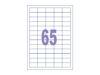 Etiketten Kangaro 38,1x21,2mm A4 100 vellen