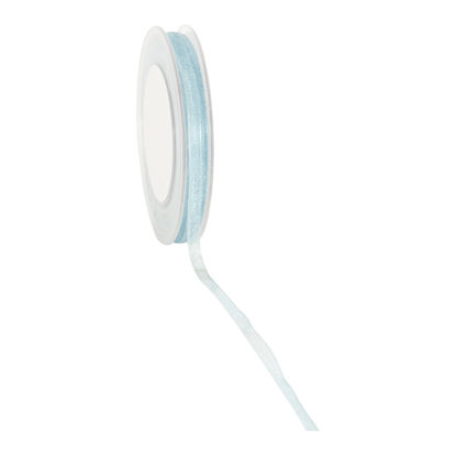 lint organza lichtblauw
