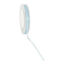 lint organza lichtblauw