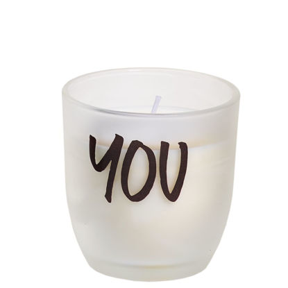 Mat theelicht 'YOU'