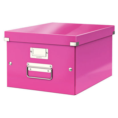 Opbergdoos Leitz C&S medium WOW roze