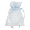 organza zakje lichtblauw