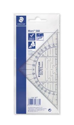 Geodriehoek Staedtler 16 cm onbreekbaar