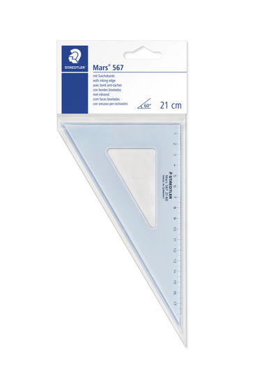 Tekendriehoek Staedtler 21 cm 60°