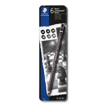 Potloden Staedtler etui 6 stuks