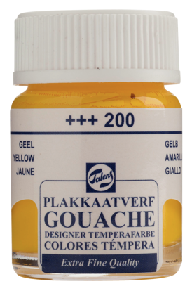 Plakkaatverf Talens geel