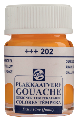 Plakkaatverf Talens donkergeel