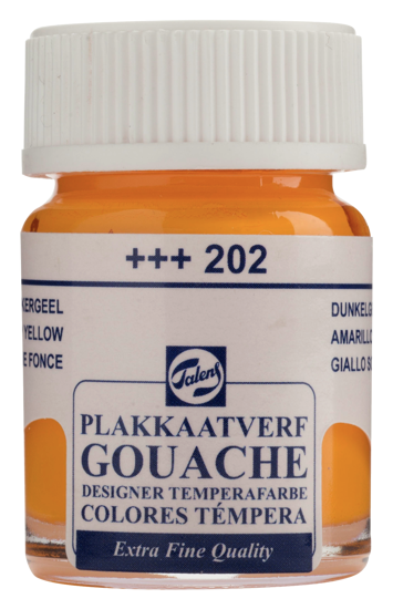 Plakkaatverf Talens donkergeel
