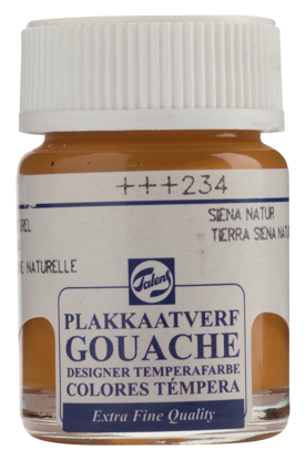Plakkaatverf Talens sienna naturel