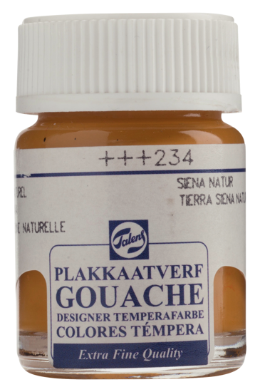 Plakkaatverf Talens sienna naturel