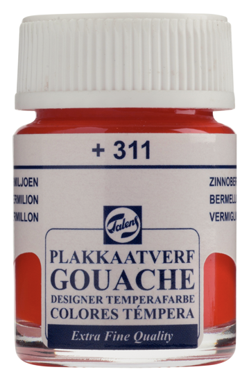 Plakkaatverf Talens vermiljoen