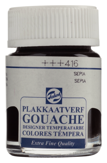 Plakkaatverf Talens sepia