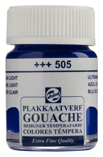 Plakkaatverf Talens ultramarijn
