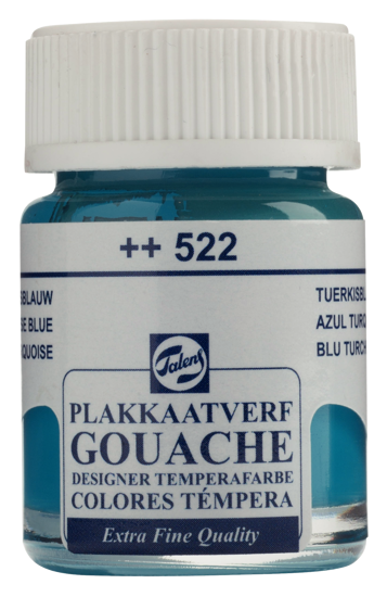 Plakkaatverf Talens turkooisblauw