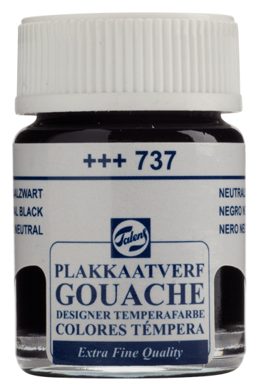 Plakkaatverf Talens neutraalzwart
