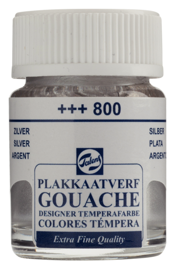 Plakkaatverf Talens zilver