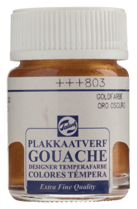 Plakkaatverf Talens donkergoud