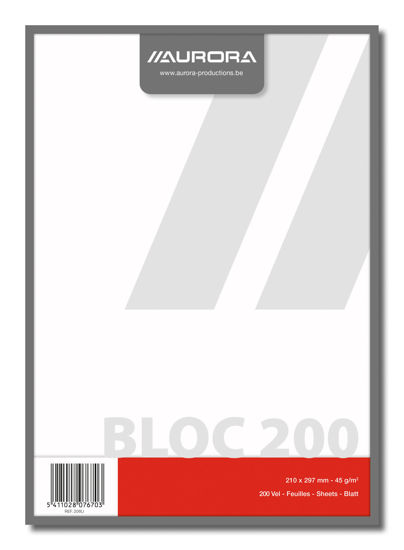 Kladblok A4 blanco
