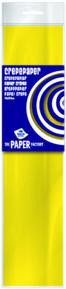 Crêpepapier 250 x 50 cm geel