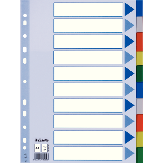 Tabbladen A4 PP