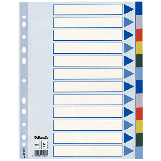 Tabbladen A4 PP