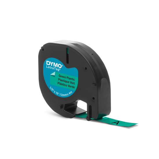 Dymo tape PVC groen