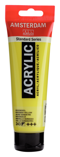Acrylverf Talens groengeel