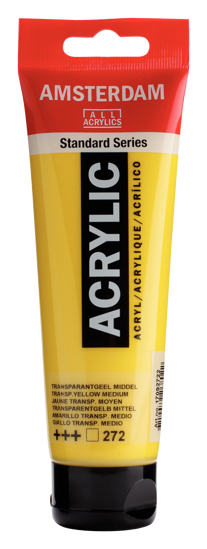 Acrylverf Talens transp. geel middel