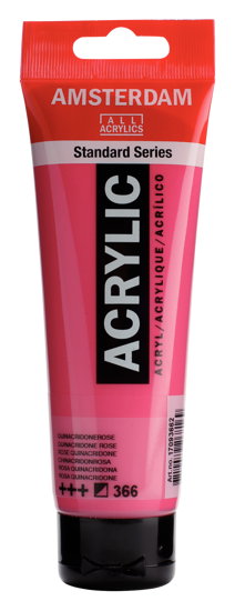 Acrylverf Talens quinac. roze