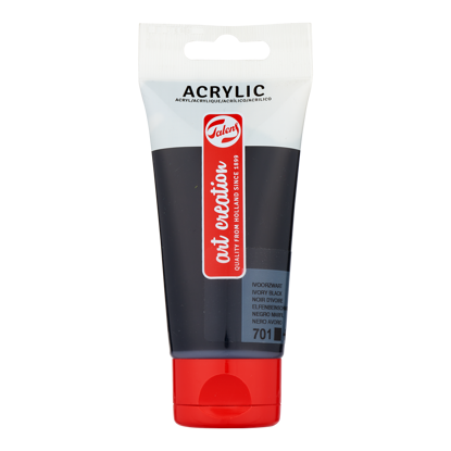 Acrylverf Talens 75ml ivoorzwart
