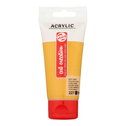 Acrylverf Talens 75ml gele oker
