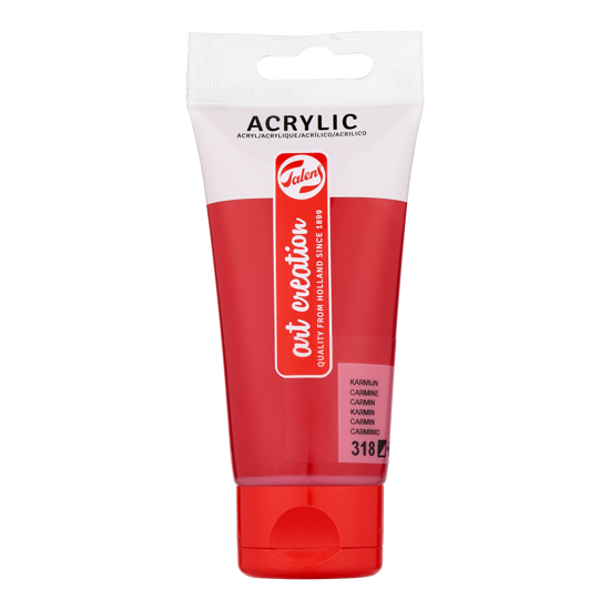 Acrylverf Talens 75ml karmijn