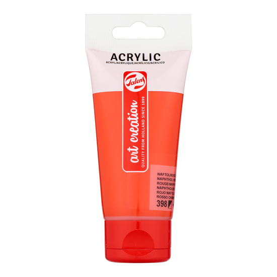 Acrylverf Talens 75ml naftolrood licht