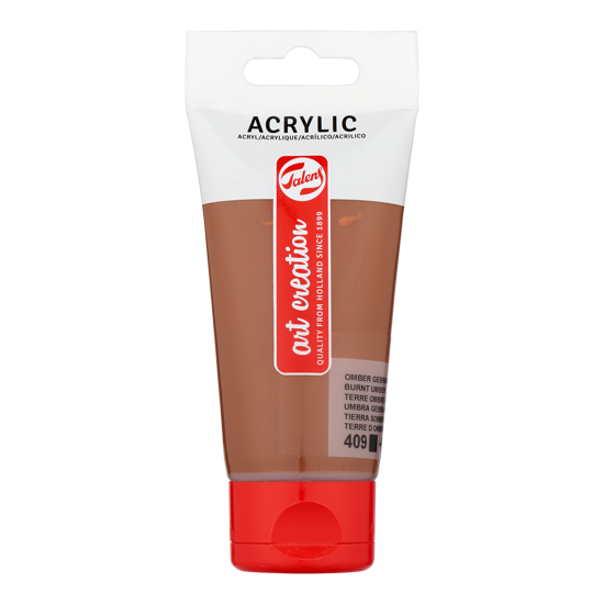 Acrylverf Talens 75ml omber gebrand