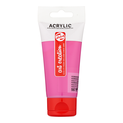 Acrylverf Talens 75ml perm. roodviolet