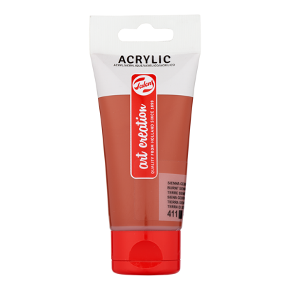 Acrylverf Talens 75ml sienna gebrand