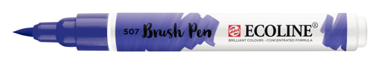 Ecoline brushpen ultramarijn violet