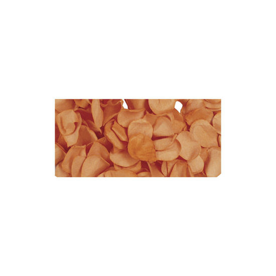 Papier-bloemblaadjes, 2,5 cm ø, oranje, zak 10g